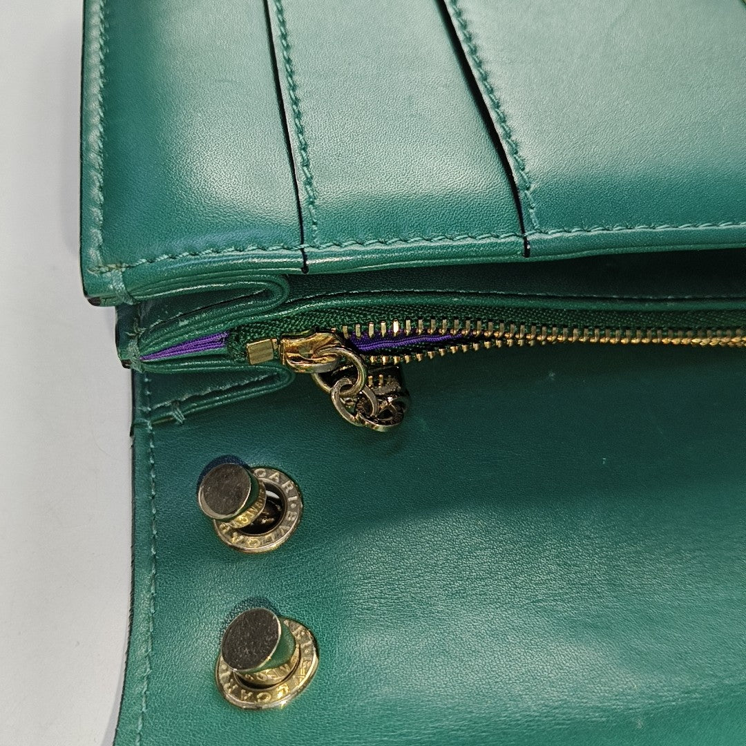 SERPENTI FOREVER Medium Calfskin Green