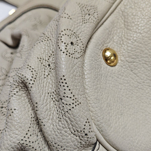 Monogram Calfskin Shoulder Bag White