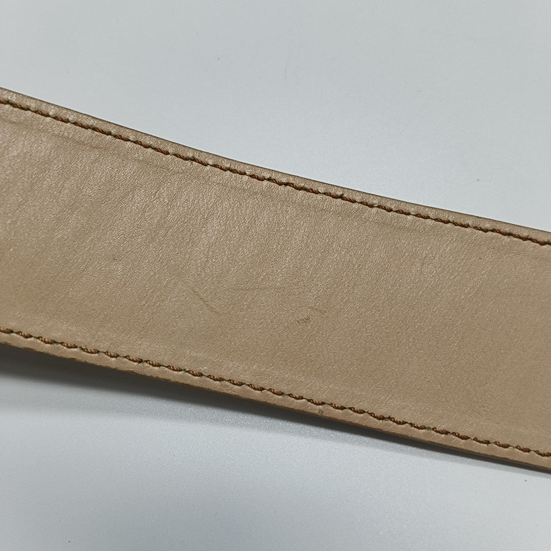 Calfskin Shoulder Bag Beige