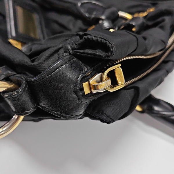 Gaufre Nylon Black