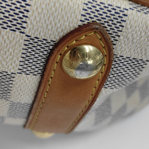 GALLIERA GM Damier Azur Coated Canvas White