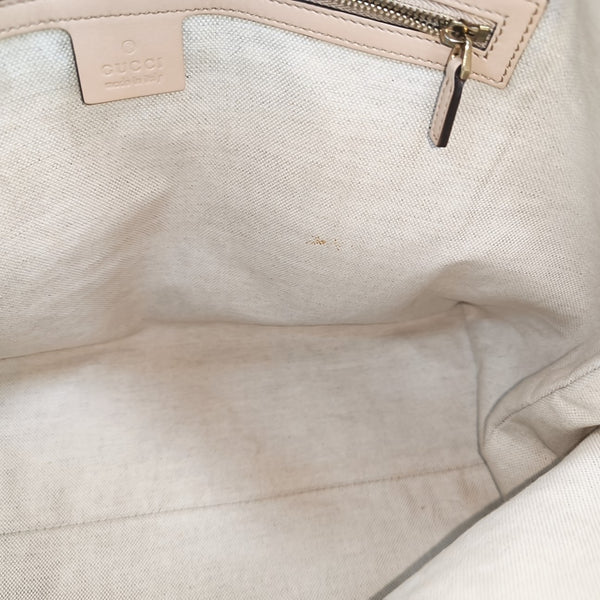 Monogram Canvas Tote Bag Large Pink