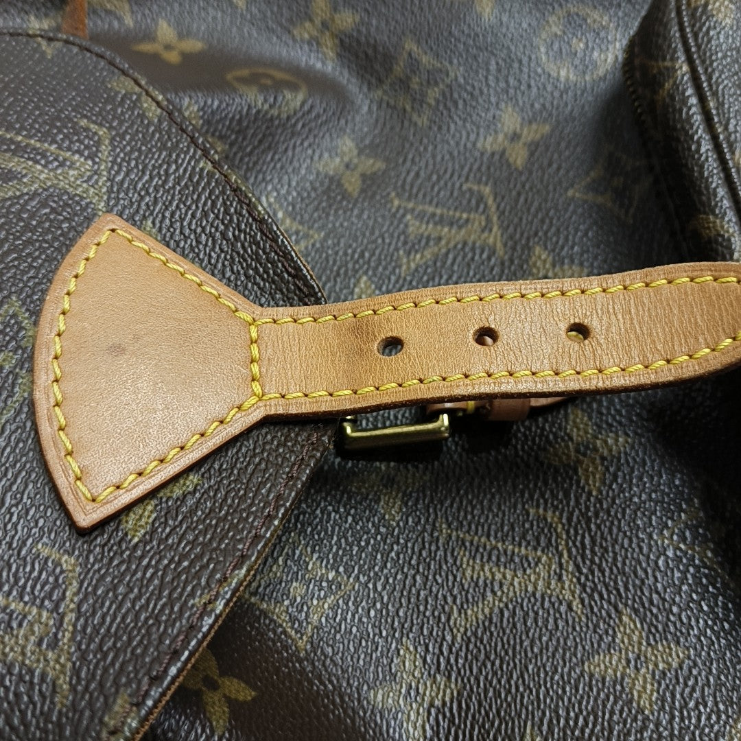 MONTSOURIS MM Monogram Coated Canvas Brown