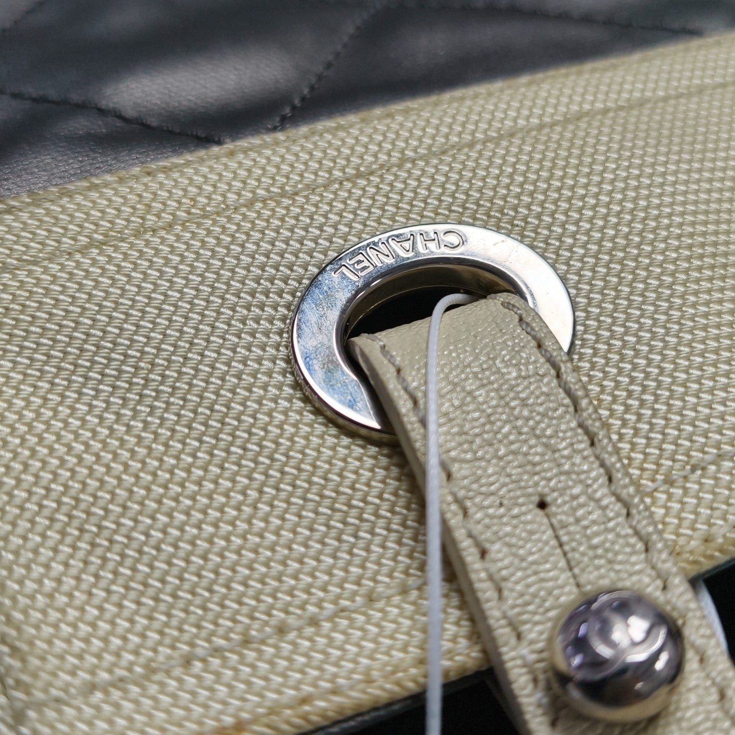 PARIS BIARRITZ Quilted Coated Canvas Gray
