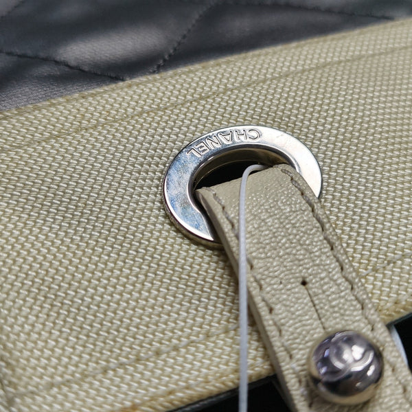 PARIS BIARRITZ Quilted Coated Canvas Gray