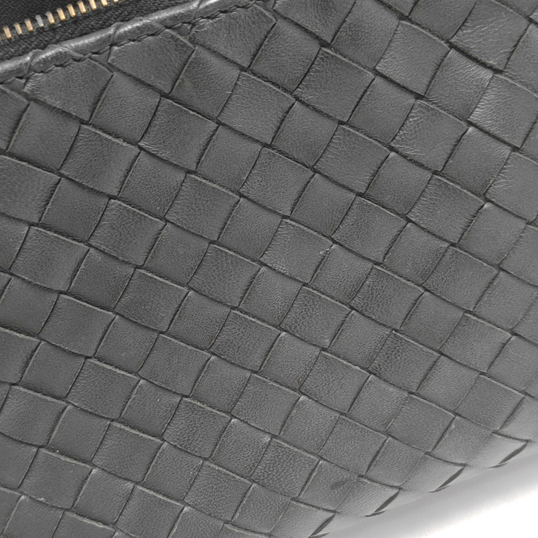 Calfskin Top Handle Bag Black