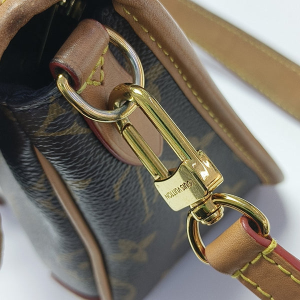 DIANE Monogram Coated Canvas Brown