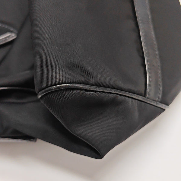 Nylon Shoulder Bag Black