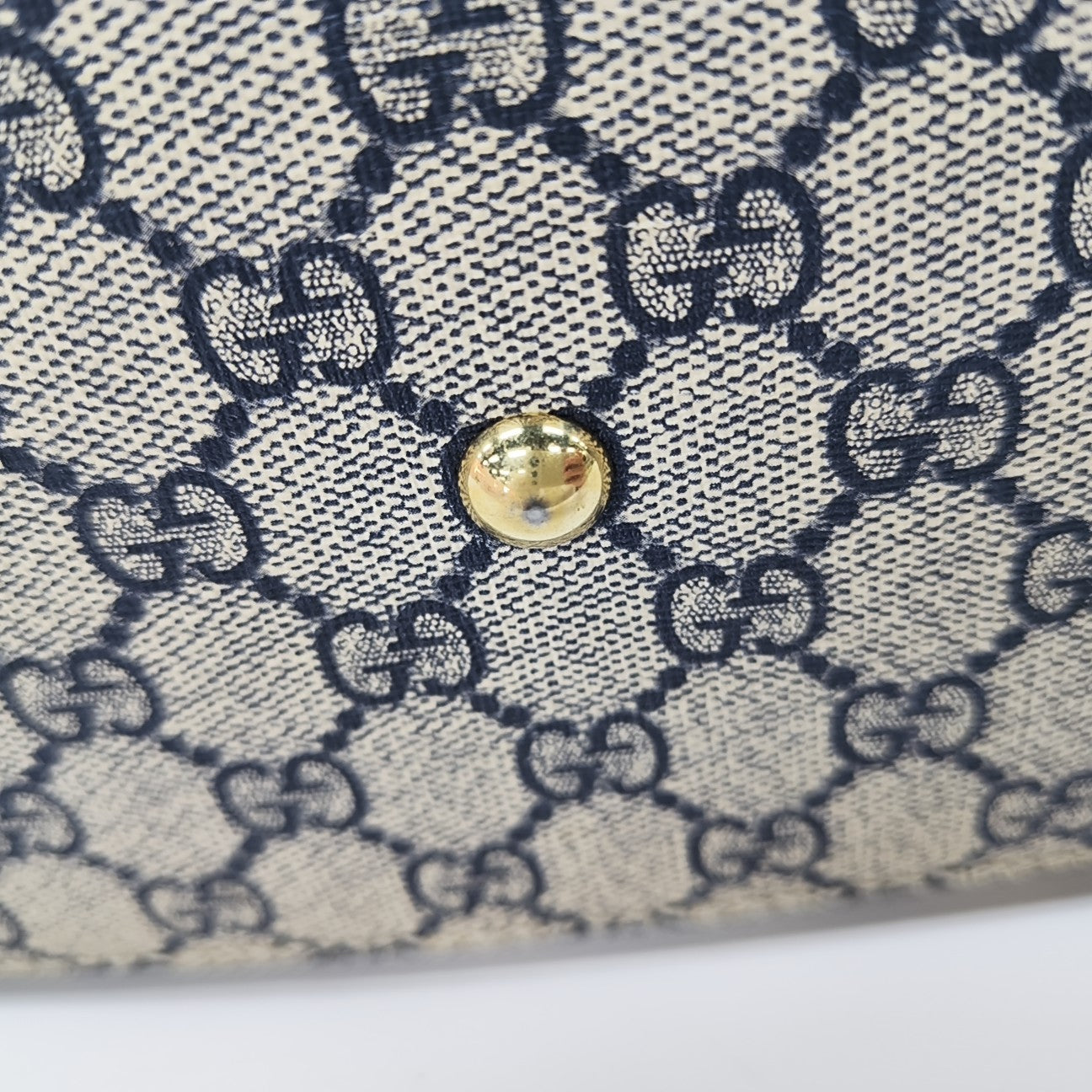 GG Blooms Monogram Coated Canvas Beige