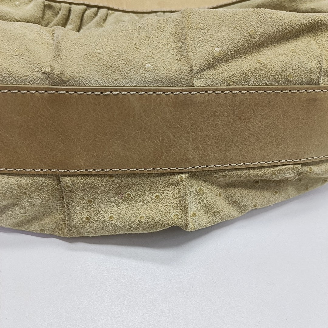 Suede Shoulder Bag Brown