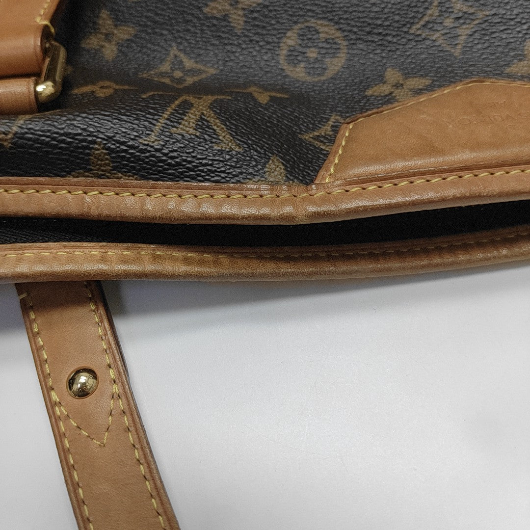 ESTRELA GM Monogram Coated Canvas Brown