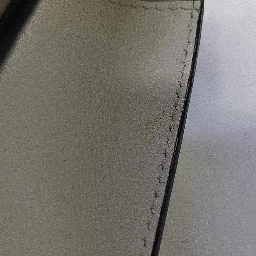 Calfskin Shoulder Bag White