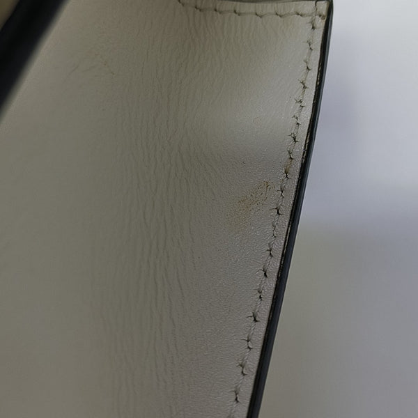 Calfskin Shoulder Bag White