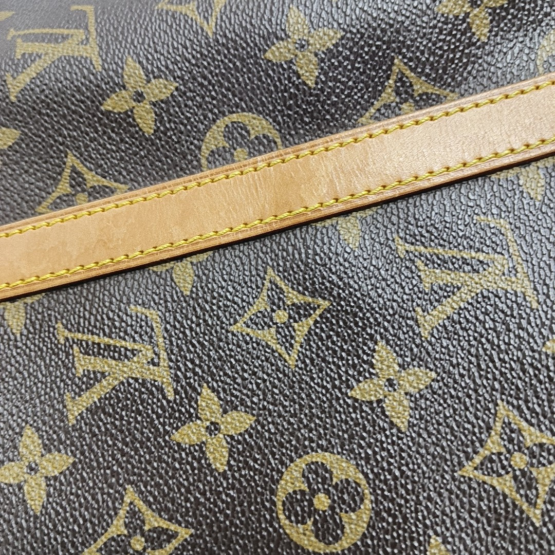 BUCKET GM Monogram Coated Canvas Brown