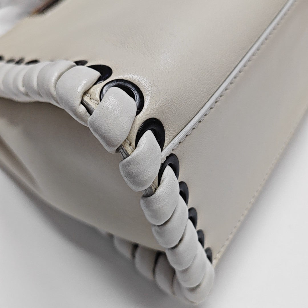 Peekaboo Mini Calfskin White