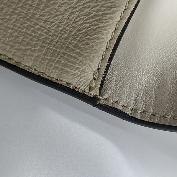 Calfskin Shoulder Bag Beige