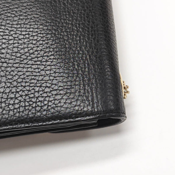 Interlocking G Small Calfskin Black