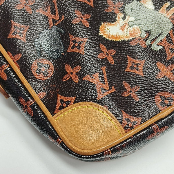 DANUBE Monogram Coated Canvas Brown