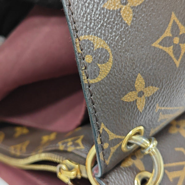 FLOWER Monogram Coated Canvas Brown