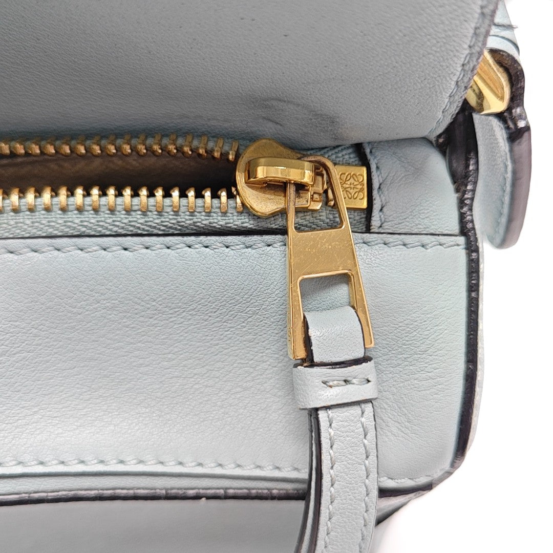Puzzle Small Calfskin Blue