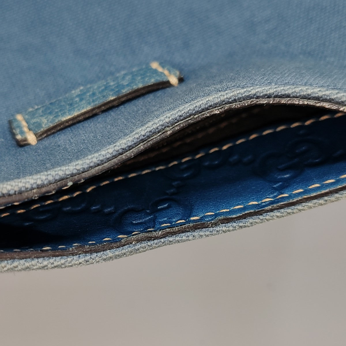 Canvas Shoulder Bag Blue