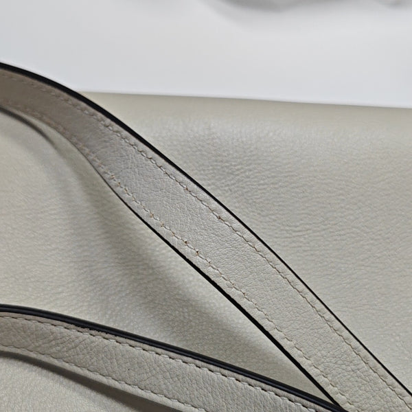 Diana Small Calfskin White