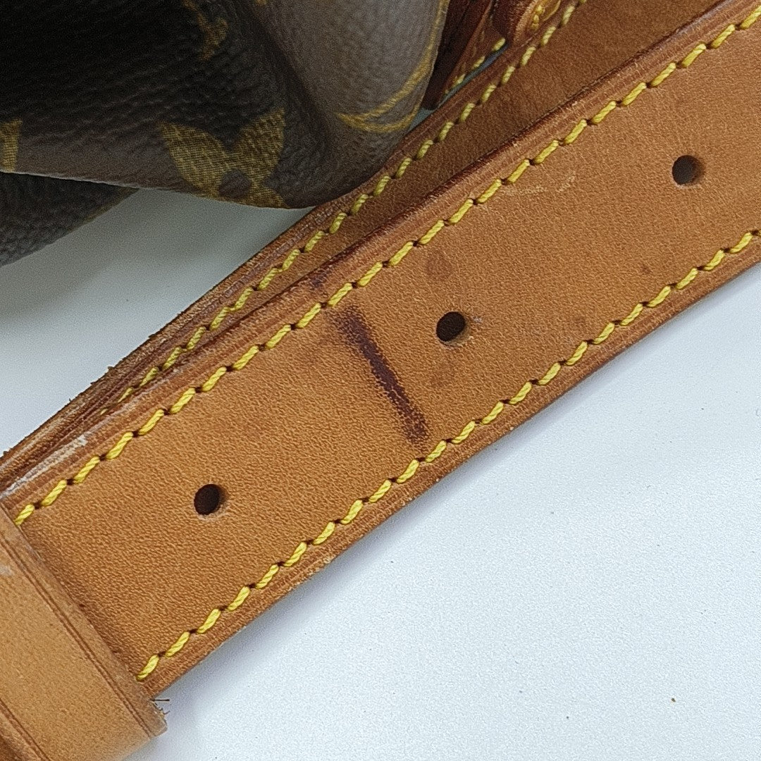 SAUMUR Monogram Coated Canvas Brown
