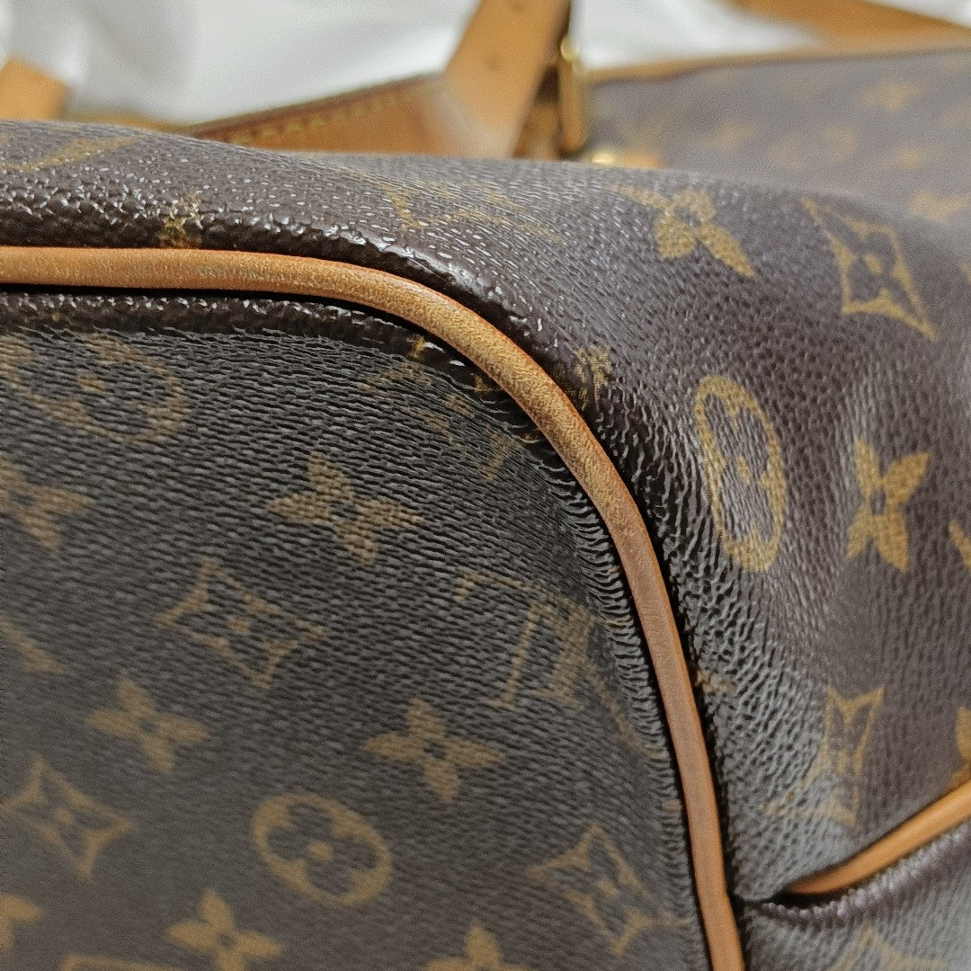 PALERMO GM Monogram Coated Canvas Brown
