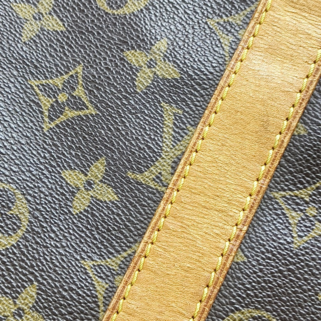SAC SOUPLE 55 Monogram Coated Canvas Brown