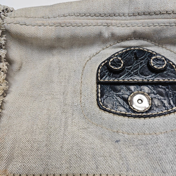 Canvas Shoulder Bag Beige