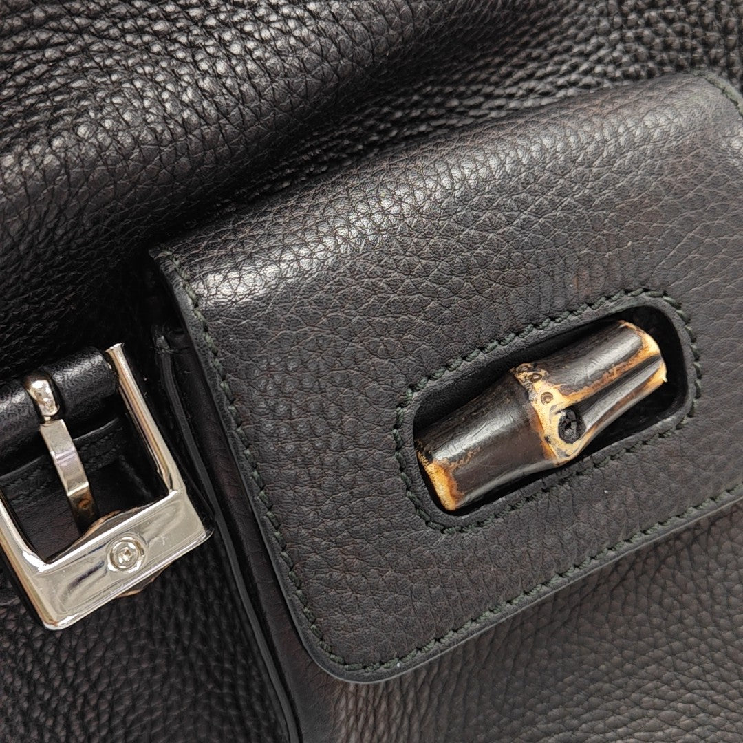 Bamboo 1947 Medium Calfskin Black