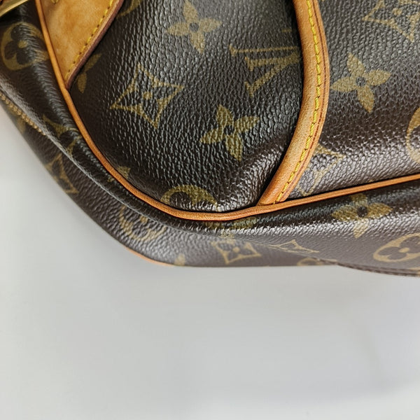 DEAUVILLE GM Monogram Coated Canvas Brown