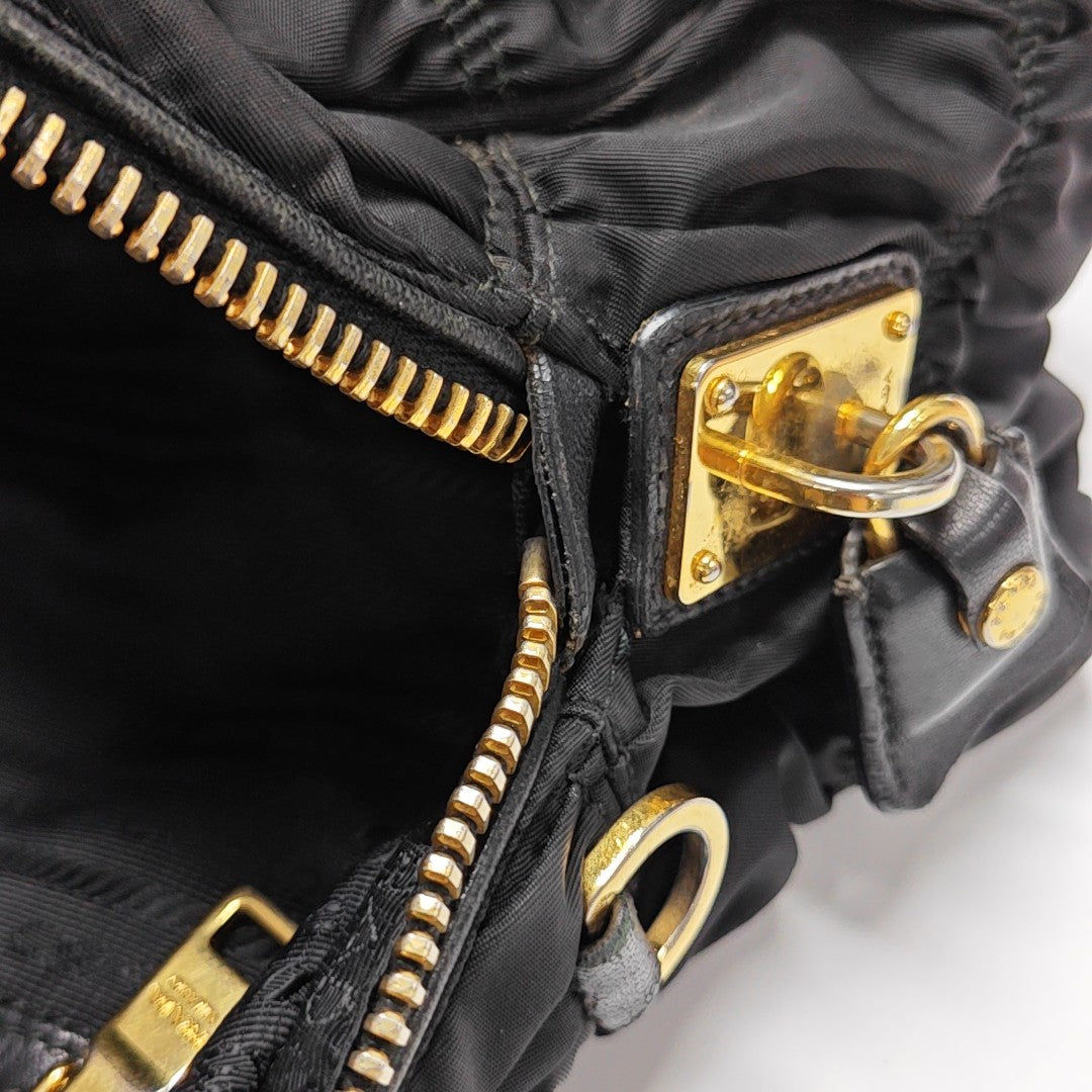 Gaufre Nylon Black
