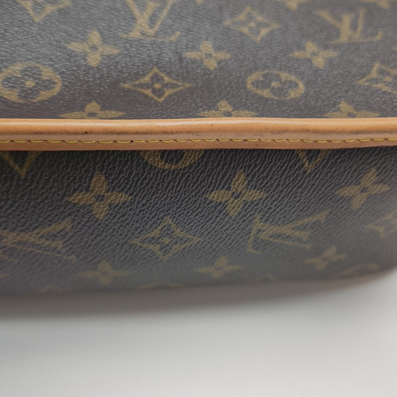 DIANE Monogram Coated Canvas Brown