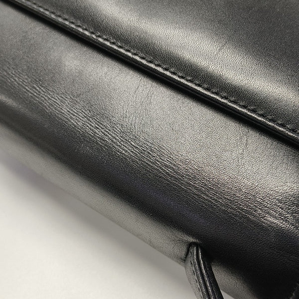 Calfskin Shoulder Bag Black