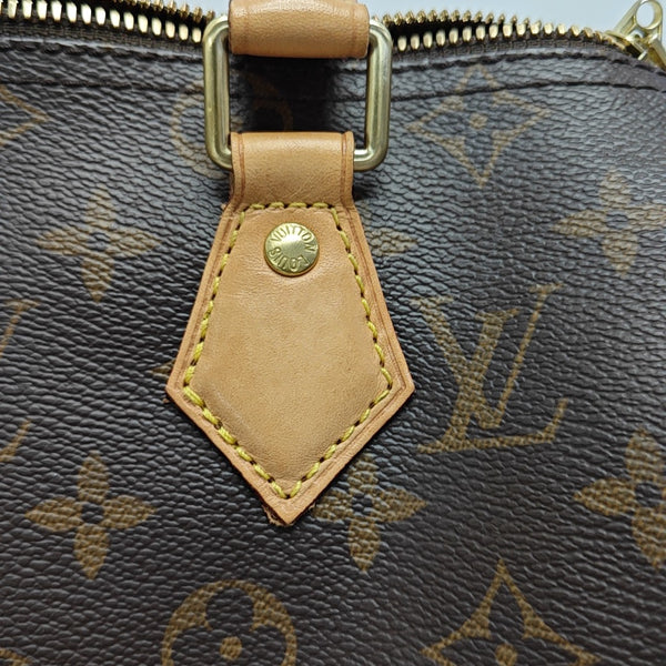 SPEEDY 25 Monogram Coated Canvas Brown