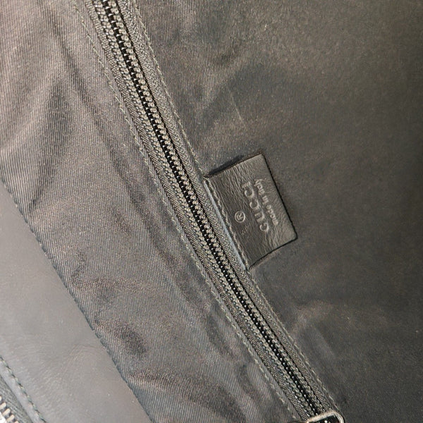 Monogram Calfskin Shoulder Bag Black