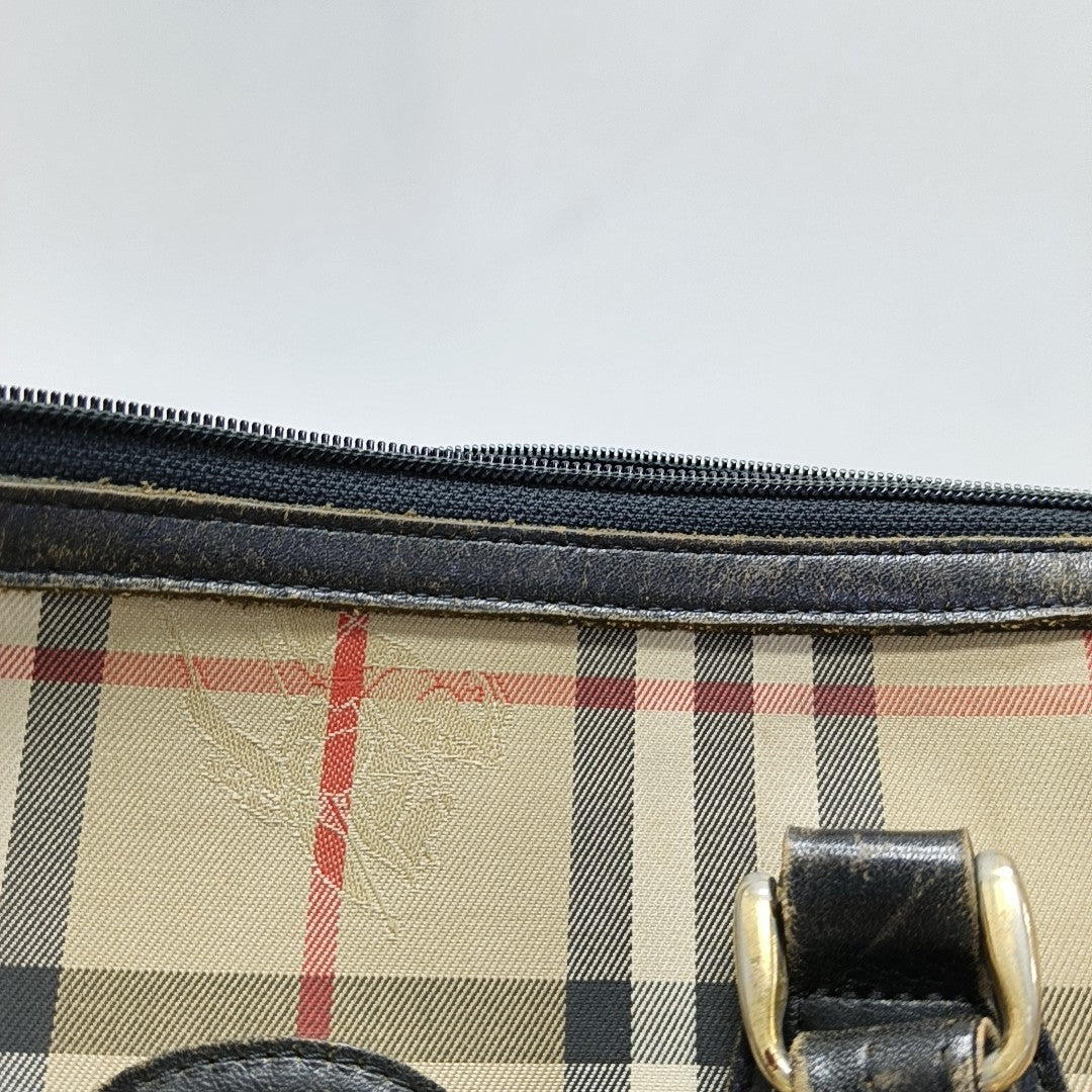 Canvas Top Handle Bag Beige