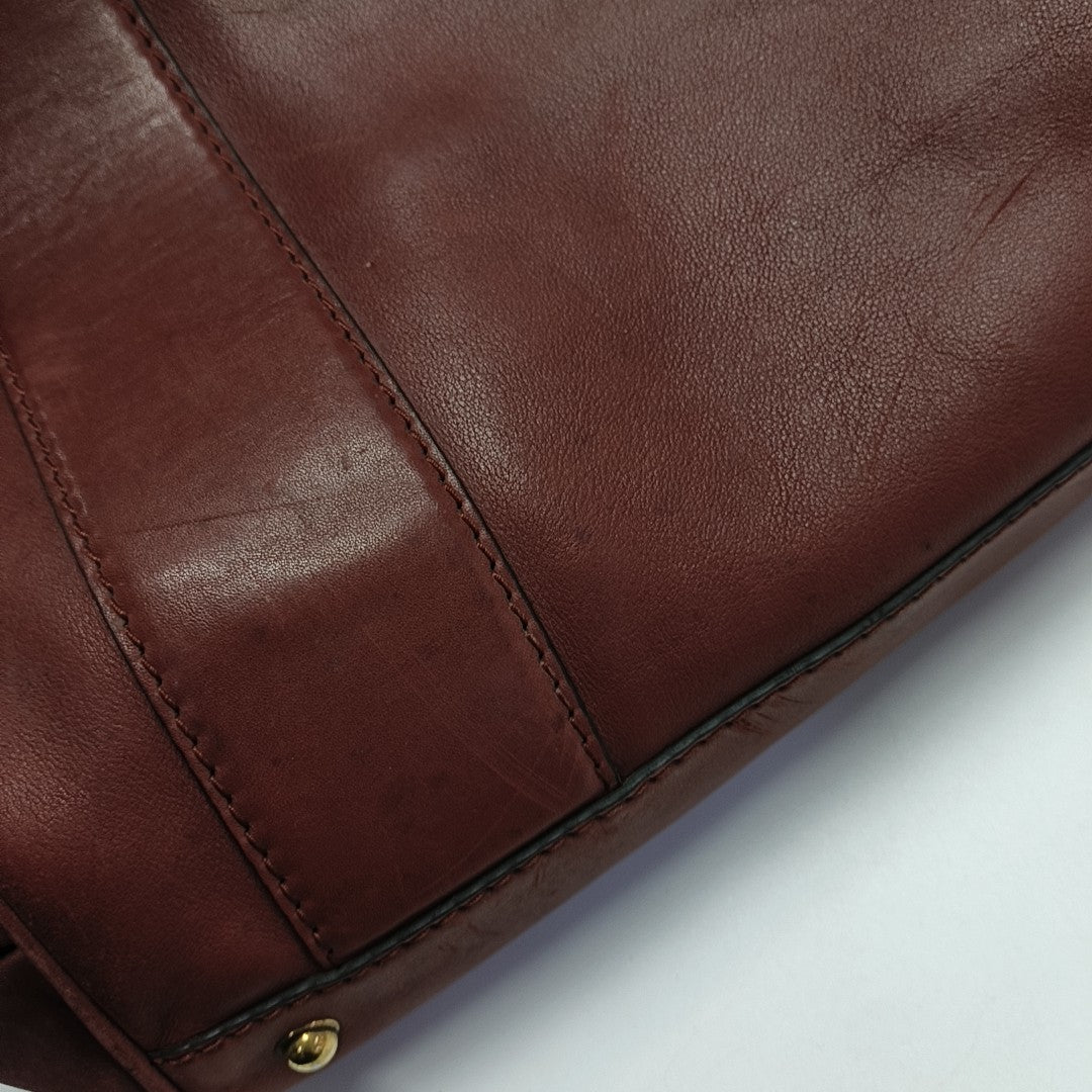 Calfskin Tote Bag Red