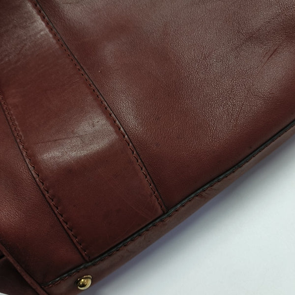 Calfskin Tote Bag Red