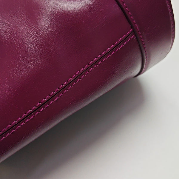 Calfskin Bucket Bag Red