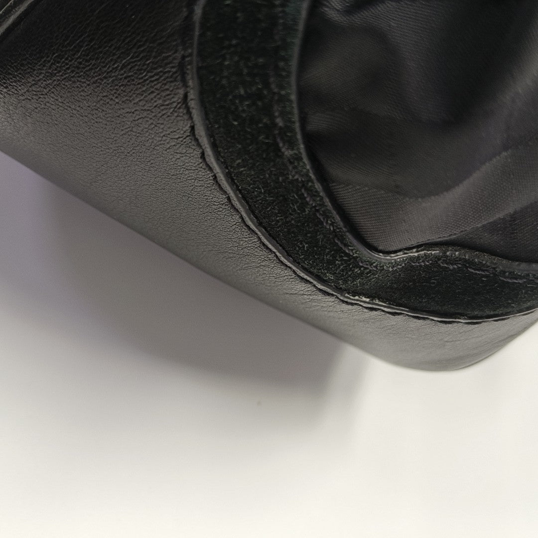Nylon Shoulder Bag Black
