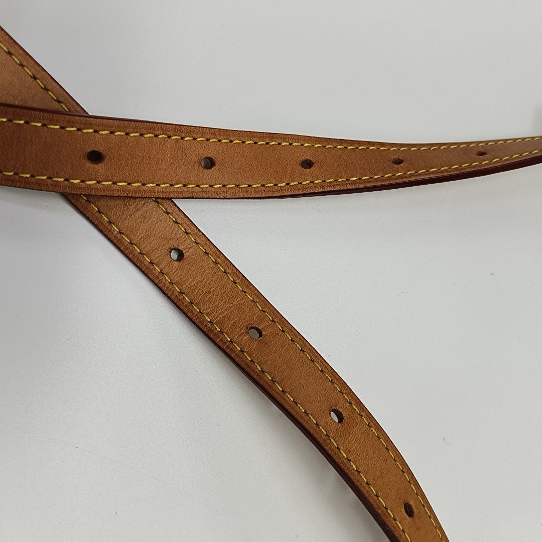 CROISSANT Monogram Coated Canvas Brown