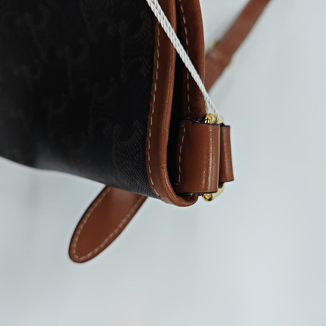 TRIOMPHE CANVAS Small Coated Canvas Brown