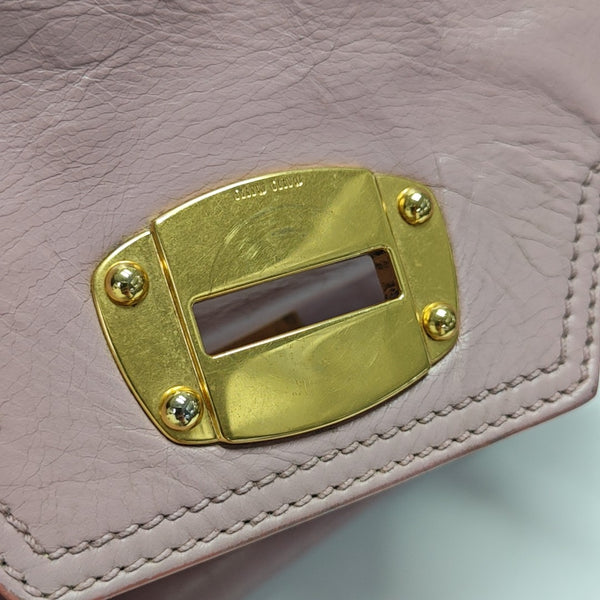 Bow Calfskin Pink