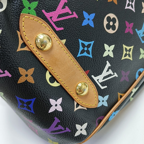 LV × TM RITA Monogram Coated Canvas Black