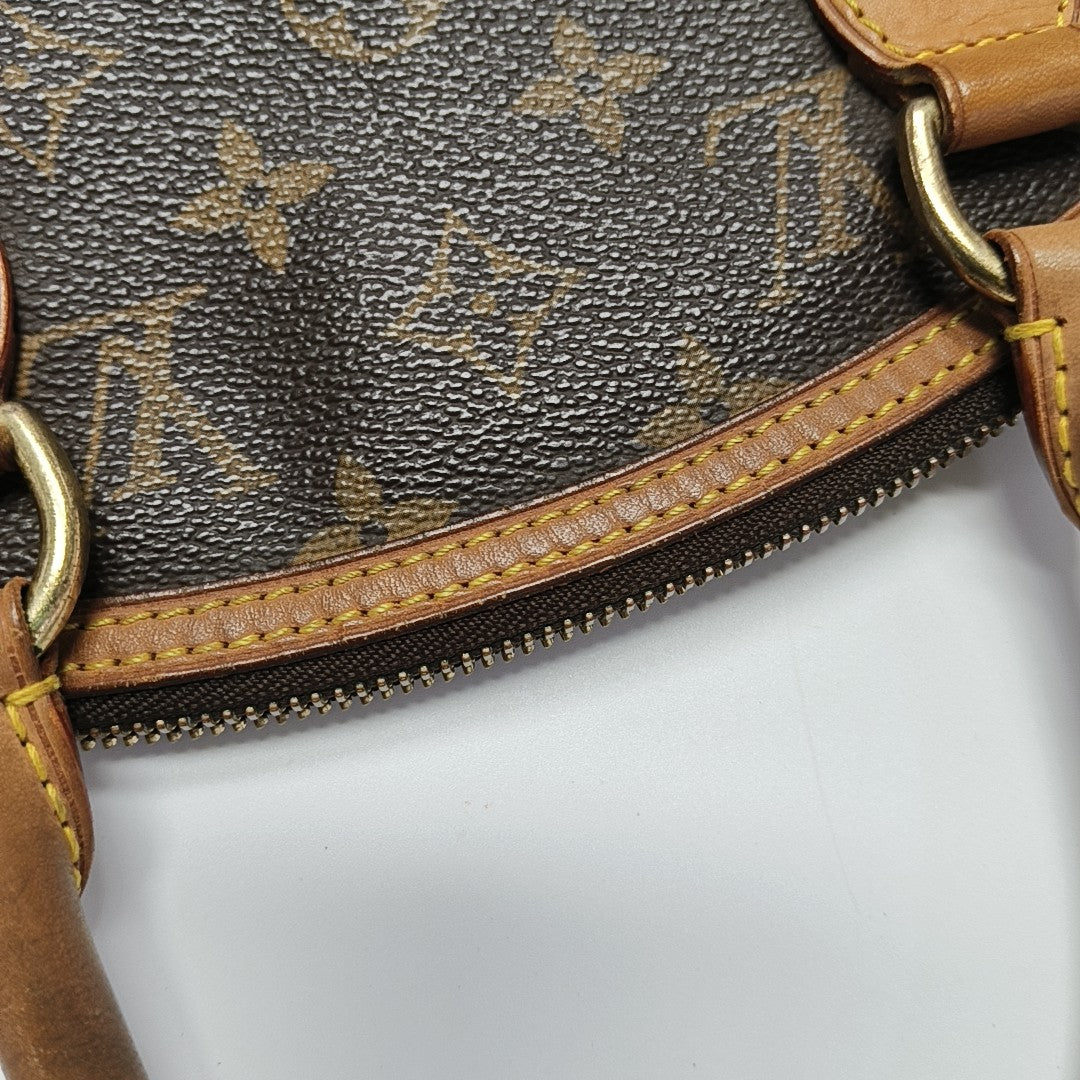 LOCKIT PM Monogram Coated Canvas Brown