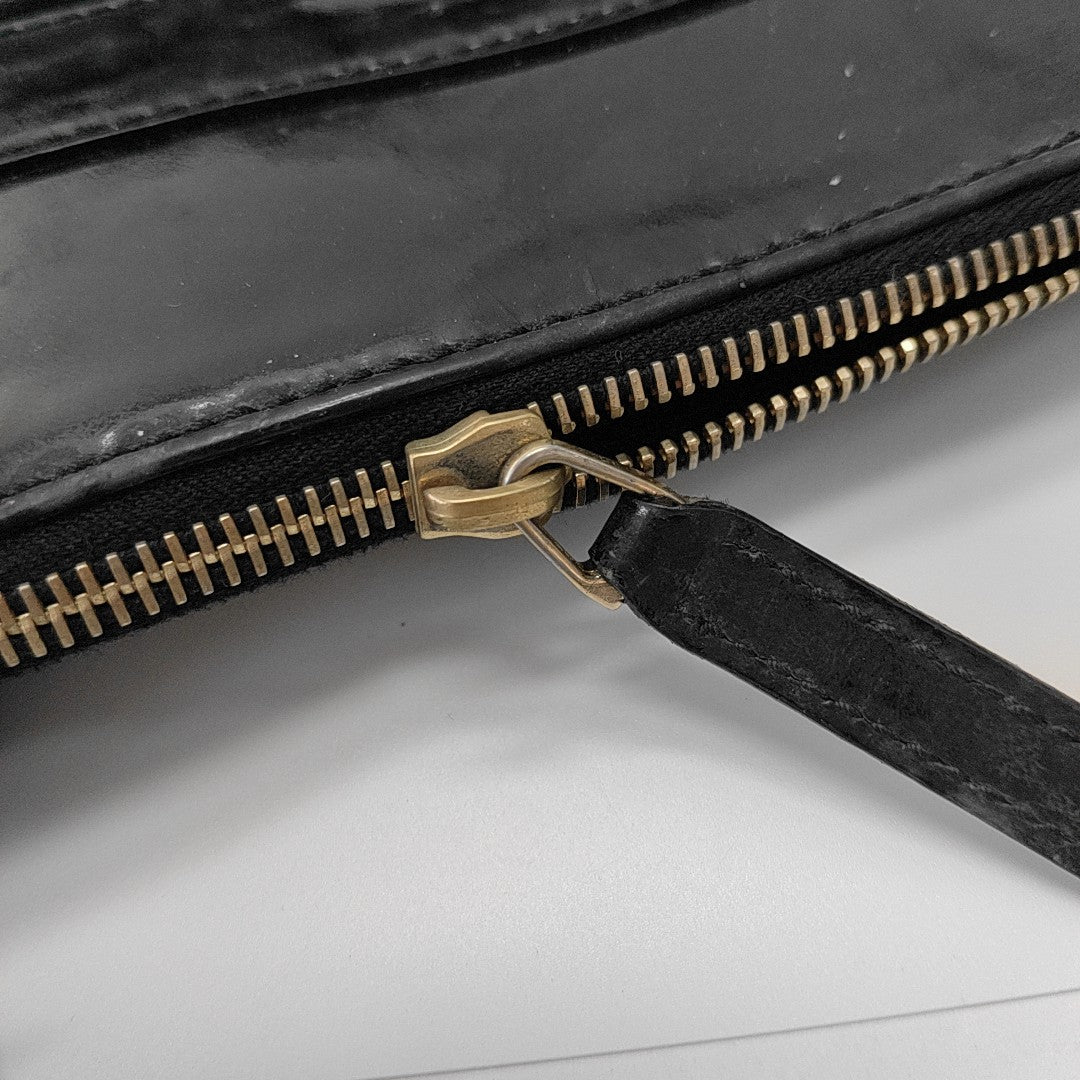 Abbey Patent Leather Black