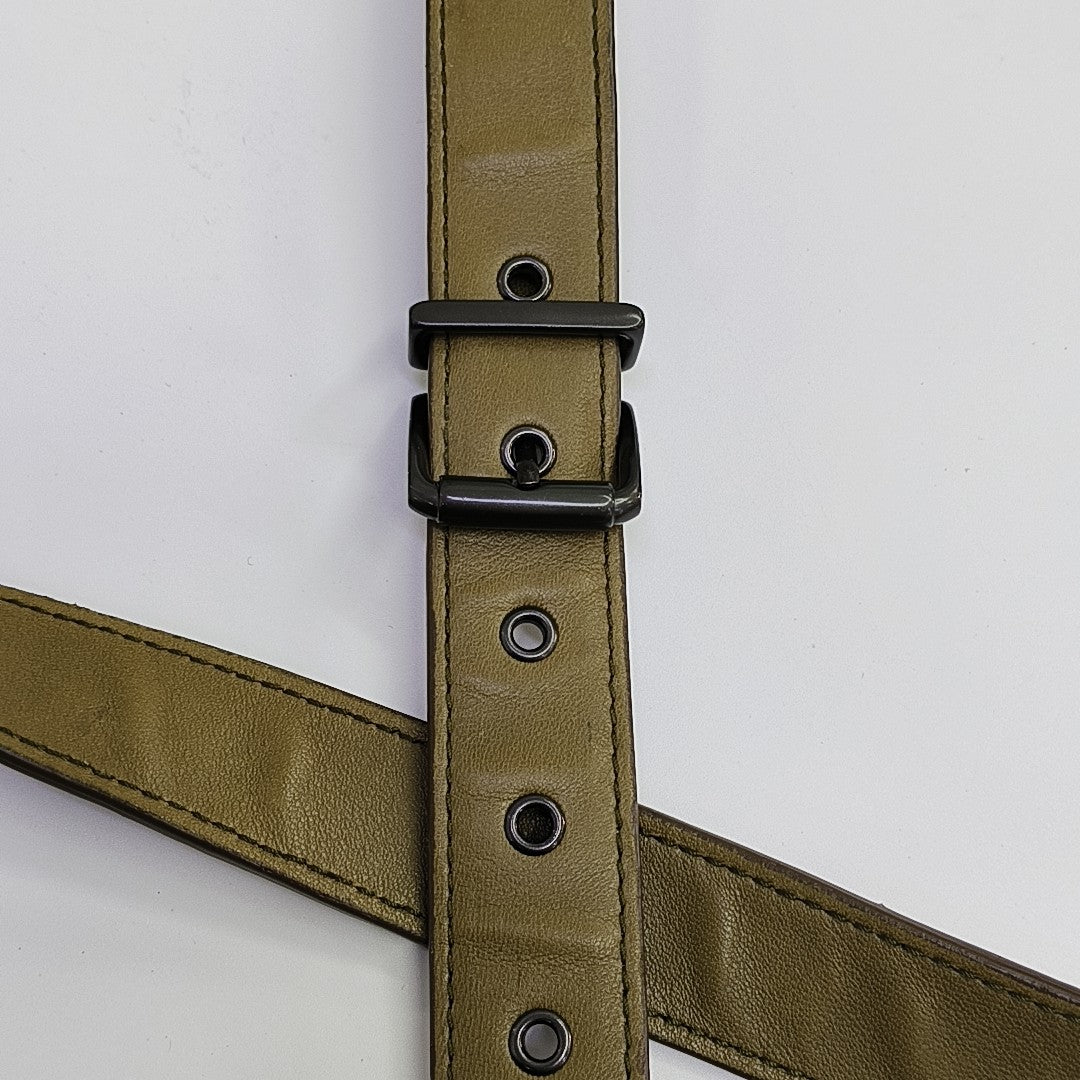 Lambskin Crossbody Bag Green