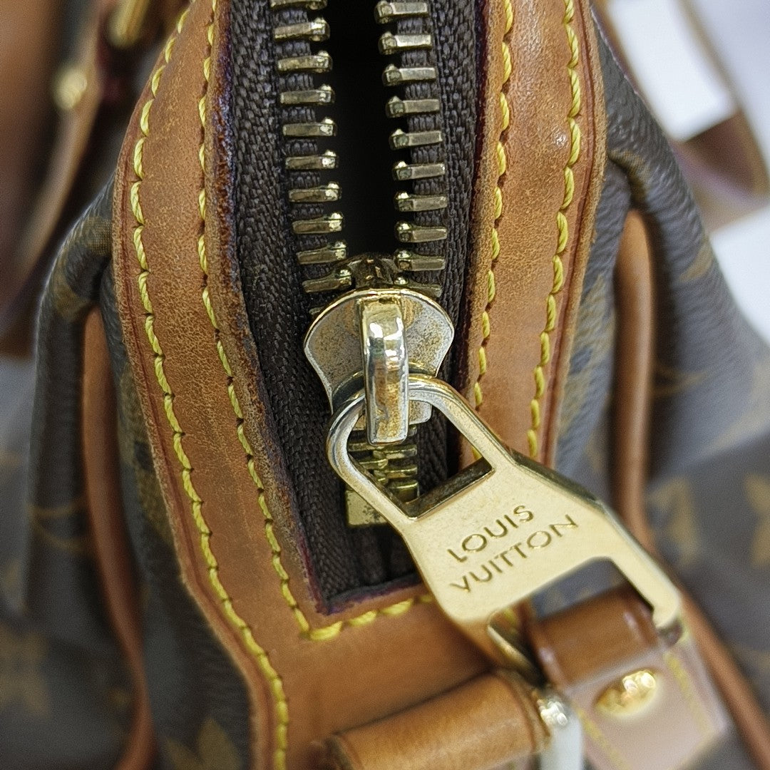 RETIRO NM Monogram Coated Canvas Brown